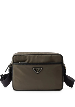 Prada Re-Nylon and Saffiano shoulder bag - Green