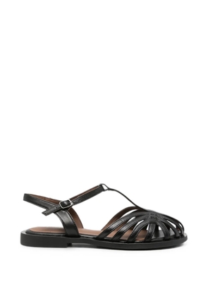ADRIANNA FERETTI cage T-bar sandals - Black