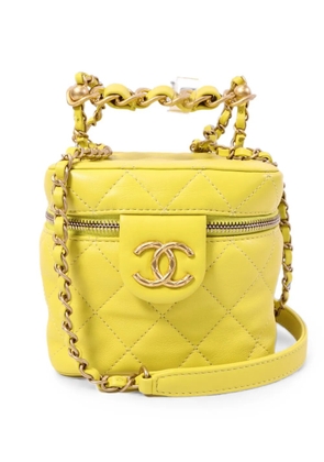CHANEL Pre-Owned CC Vanity Case mini bag - Yellow