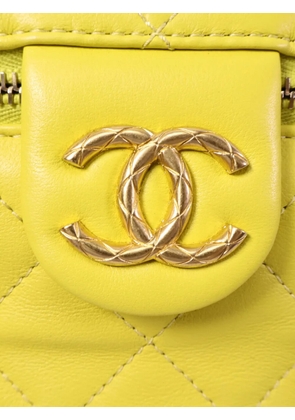 CHANEL Pre-Owned CC Vanity Case mini bag - Yellow