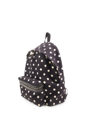 Saint Laurent Pre-Owned Rucksack polka-dot backpack - Black