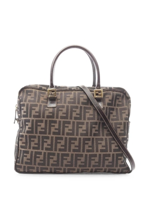 Fendi Pre-Owned 2000s Zucca briefcase - Black