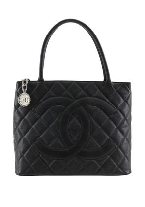 CHANEL Pre-Owned 2002-2003 Caviar Medallion tote bag - Black