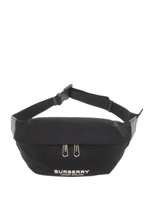 Burberry Pre-Owned 2018-2023 Nylon Sonny Logo belt bag - Black