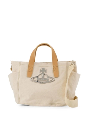 Vivienne Westwood small Henry tote bag - Neutrals