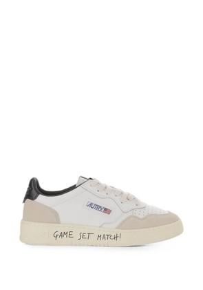 Autry panelled lace-up sneakers - White