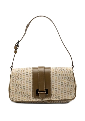 Celine Pre-Owned 2000 C Macadam Canvas Flap shoulder bag - Brown