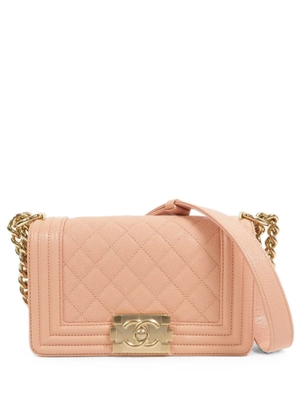 CHANEL Pre-Owned 20 Boy chain-strap shoulder bag - Pink