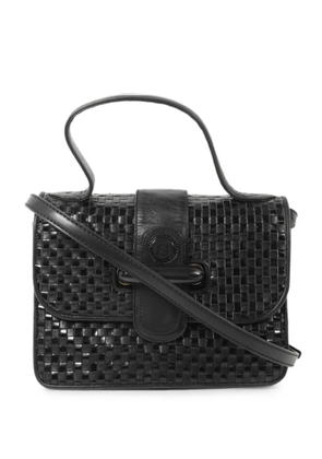 Fendi Pre-Owned woven-leather tote bag - Black