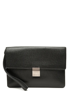 Louis Vuitton Pre-Owned 2002 Taiga Selenga clutch bag - Black