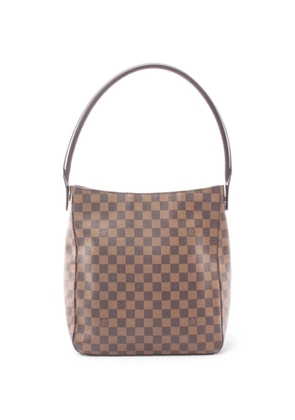 Louis Vuitton Pre-Owned 2001 Damier Ebene Looping GM shoulder bag - Brown