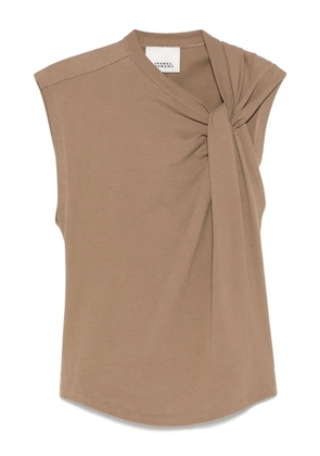 ISABEL MARANT Nayda top - Brown