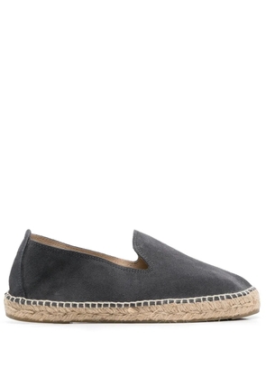 Manebi braided-raffia sole espadrilles - Grey