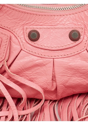 Balenciaga Pre-Owned XS Le Cagole fringe shoulder bag - Pink