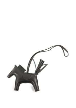 Hermès Pre-Owned 2022 PM Rodeo horse bag charm - Black