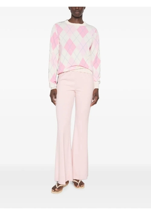 VICOLO argyle-pattern sweater - Neutrals