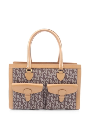 Christian Dior Pre-Owned 2010s Trotter canvas tote bag - Brown