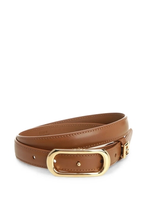 FENDI FF leather belt - Brown
