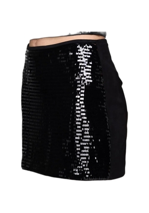 Armani Exchange sequin-embellished mini skirt - Black