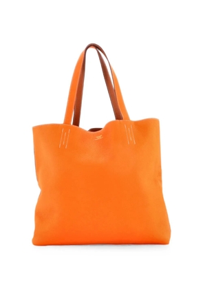 Hermès Pre-Owned Double Sens Clemence and Veau Sikkim 36 tote bag - Orange