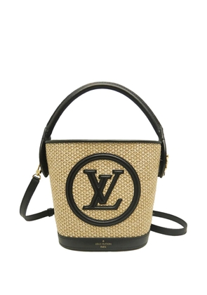 Louis Vuitton Pre-Owned 2021-2026 Raffia Petit Bucket satchel - Neutrals