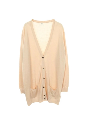 Hermès Pre-Owned 2010s logo embroidery cardigan - Neutrals