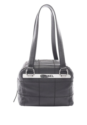 CHANEL Pre-Owned 2004-2005 Small Caviar Chocolate Bar shoulder bag - Black