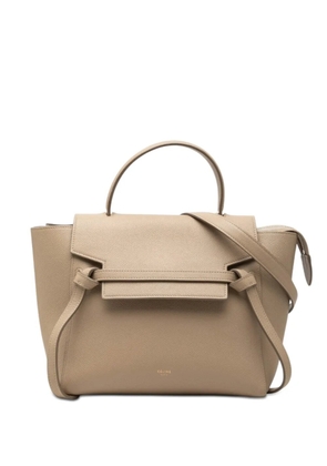 Celine Pre-Owned 2017 Micro Grained Calfskin Belt Bag satchel - Neutrals