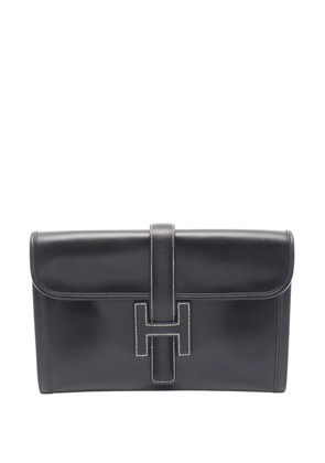 Hermès Pre-Owned 1983 Jige PM Leather clutch bag - Black
