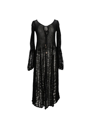 TOM FORD ladder-stitch maxi dress - Black