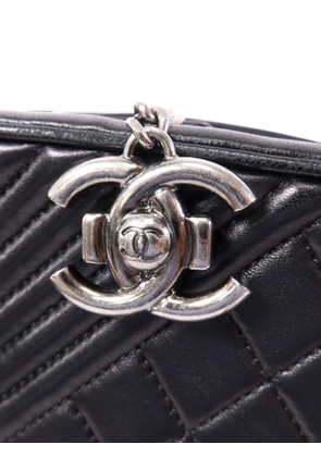 CHANEL Pre-Owned Coco Boy camera shoulder bag - Black
