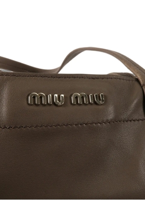 Miu Miu Pre-Owned two-tone tote bag - Brown