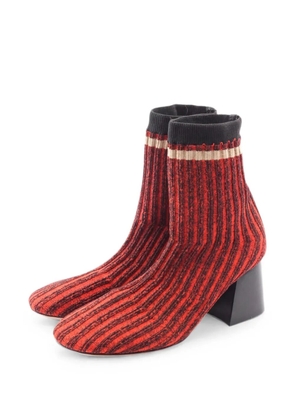Celine Pre-Owned 2010s knitted boots - Red