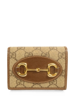 Gucci Pre-Owned Horsebit 1955 GG wallet - Neutrals