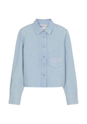 Closed embroidered denim shirt - Blue