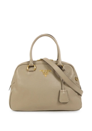 Prada Pre-Owned leather shoulder bag - Neutrals