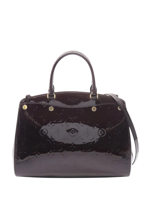 Louis Vuitton Pre-Owned 2015 Monogram Vernis Brea MM satchel - Purple