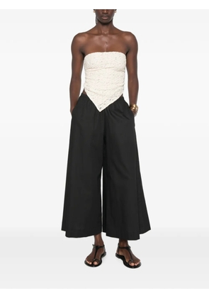 Enza Costa elasticated-waist palazzo pants - Black