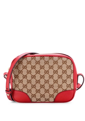 Gucci Pre-Owned Bree Disco GG Canvas with Leather Mini crossbody bag - Red