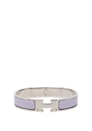 Hermès Pre-Owned 2000-2020 Narrow Enamel Clic H Bracelet PM costume bracelet - Purple