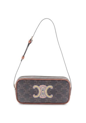 Celine Pre-Owned 2010s mini Cuill Triomphe camera bag - Brown