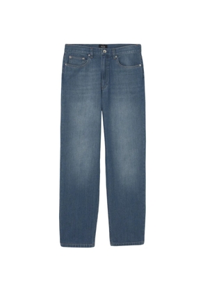 A.P.C. Martim faded straight-leg jeans - Blue
