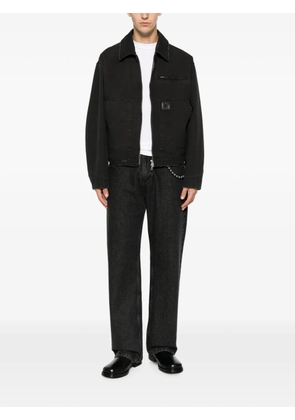 Represent Worker distressed-effect denim jacket - Black