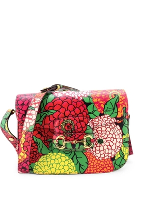 Gucci Pre-Owned Horsebit 1955 Printed Leather Small shoulder bag - Multicolour