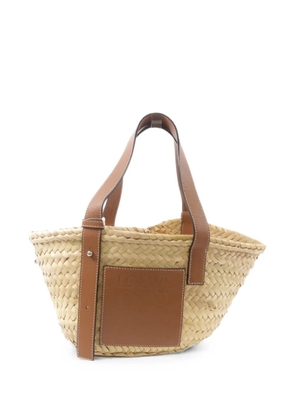 Loewe Pre-Owned Anagram patch basket bag - Neutrals