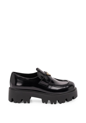 Prada chunky-sole loafers - Black
