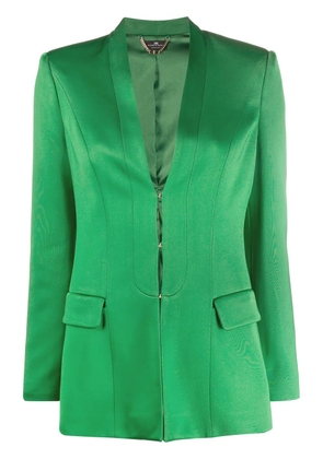 Elisabetta Franchi slim fit blazer - Green