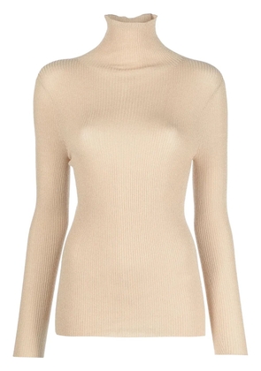 Fabiana Filippi ribbed-knit virgin wool-blend jumper - Neutrals