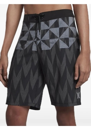 Hurley Phantom Bula geometric-print shorts - Black