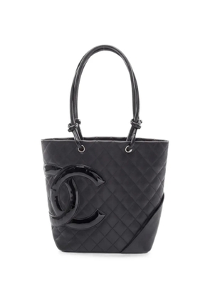 CHANEL Pre-Owned 2010-2011 medium Cambon quilted leather shoulder bag - Black
